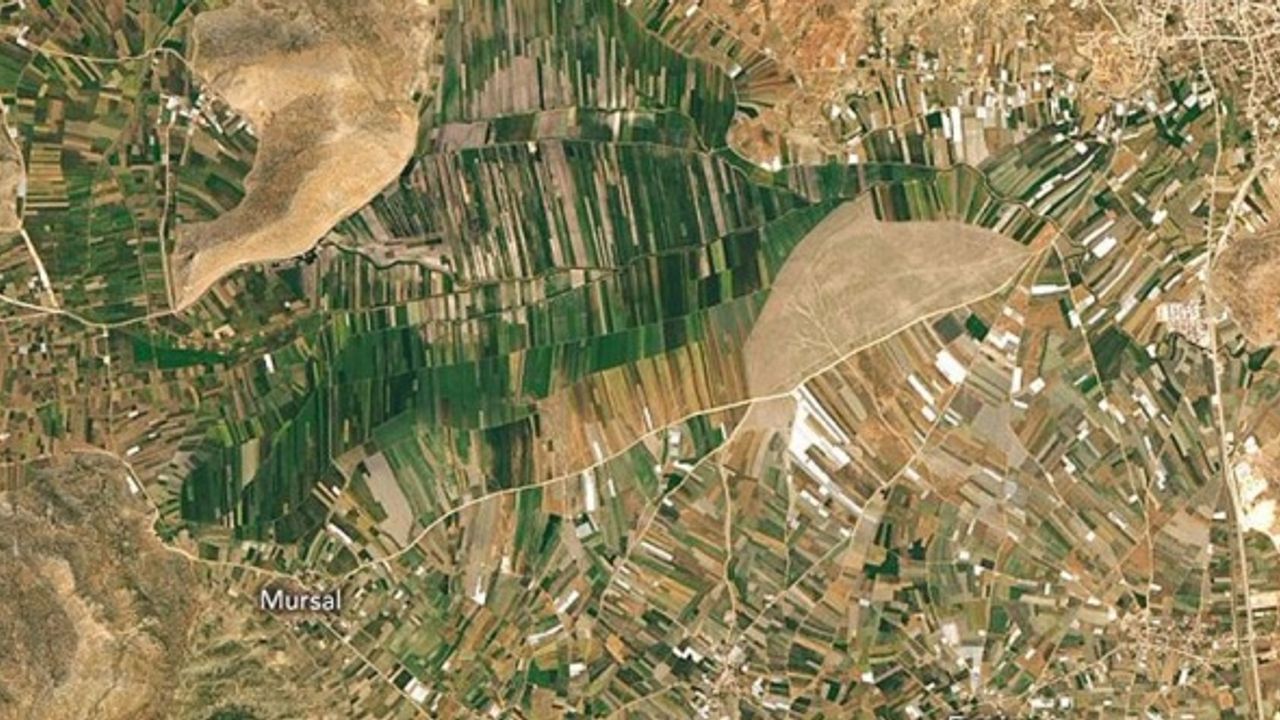 NASA Antalya'daki tarım arazilerini paylaştı