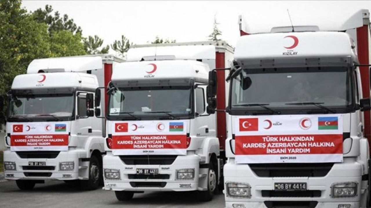 Türk Kızılayı'ndan Azerbaycan'a insani yardım