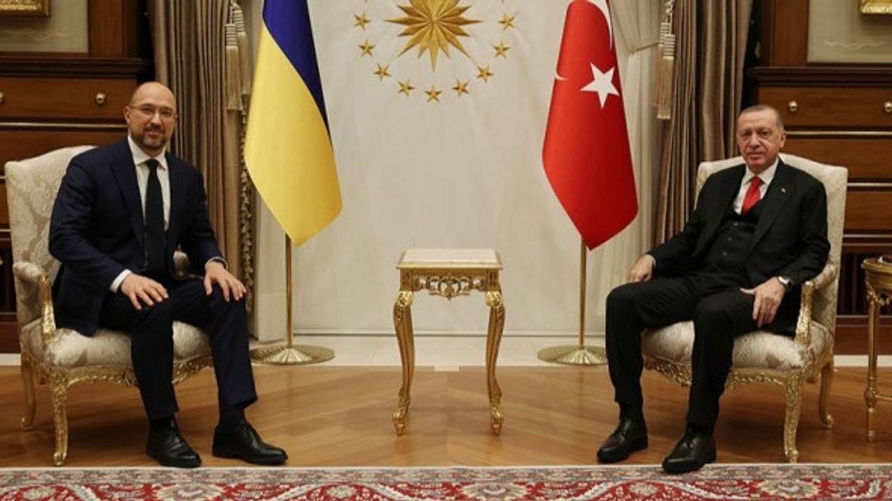 Erdoğan, Ukrayna Başbakanı Shmyhal'ı ağırladı