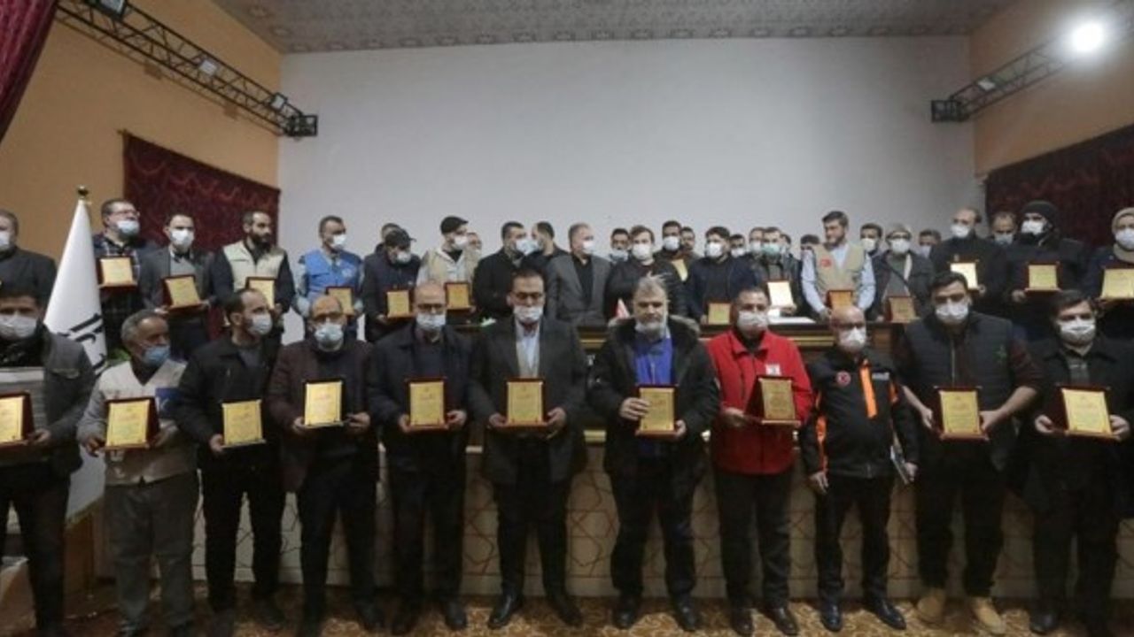 Bab'da STK temsilcileri için plaket töreni düzenlendi