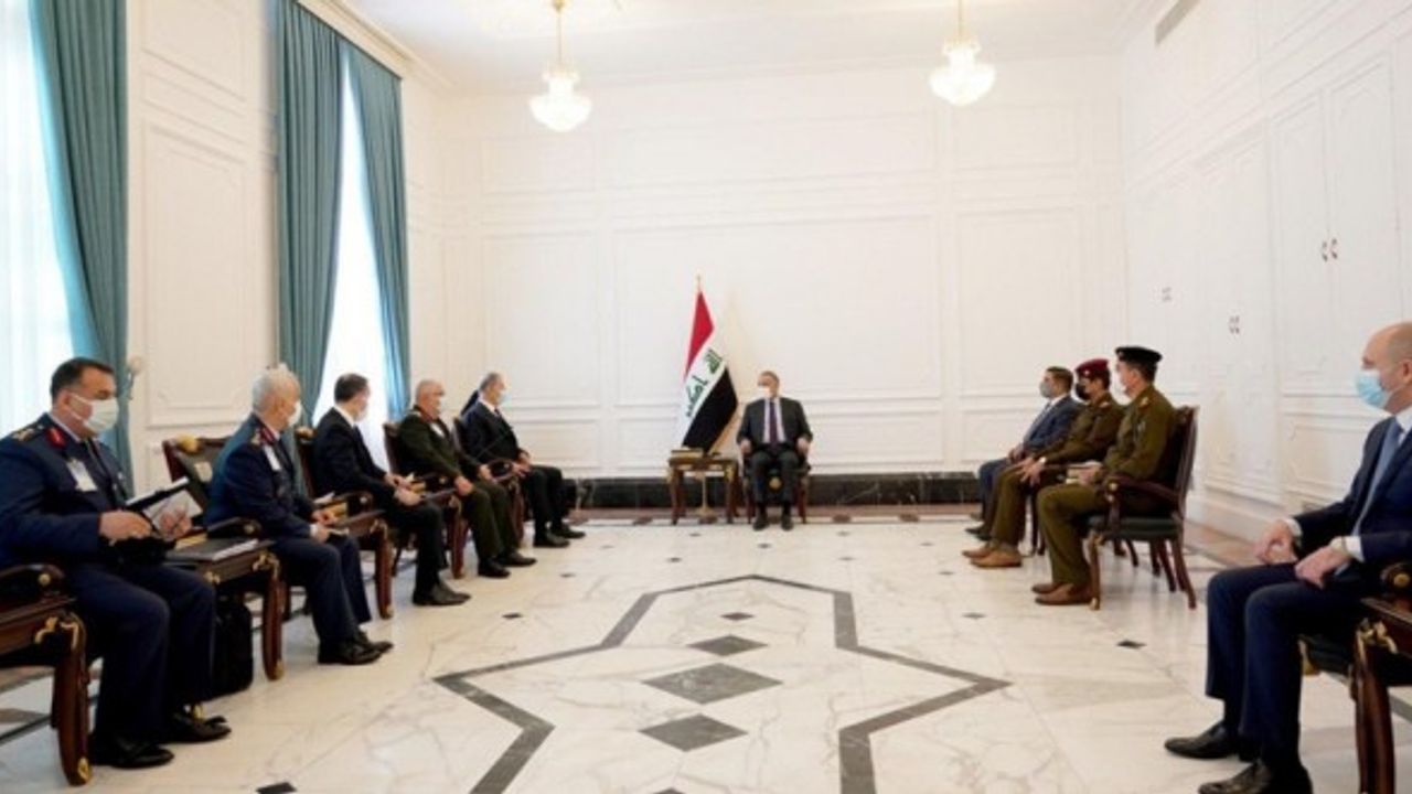 Irak Başbakanı, Milli Savunma Bakanı Akar ve Genelkurmay Başkanını kabul etti