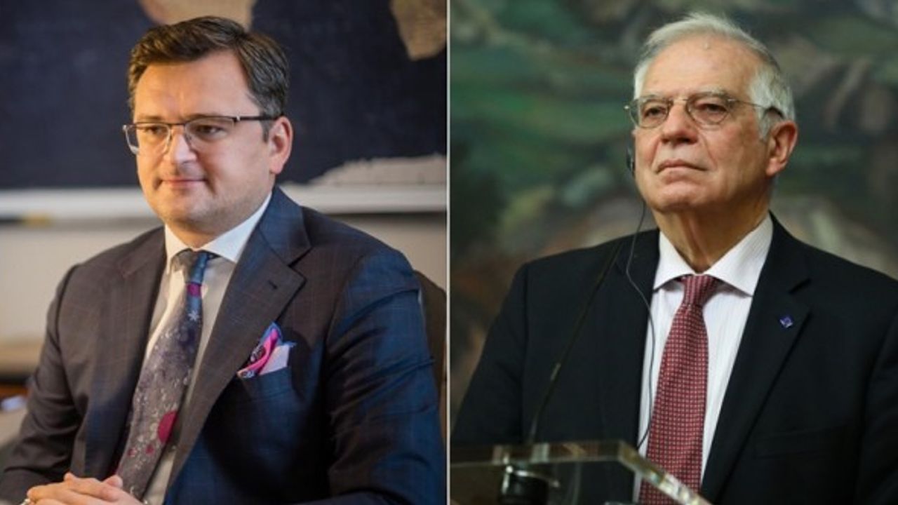 Ukrayna Dışişleri Bakanı, Borrell'le Rus askeri hareketliliğini görüştü