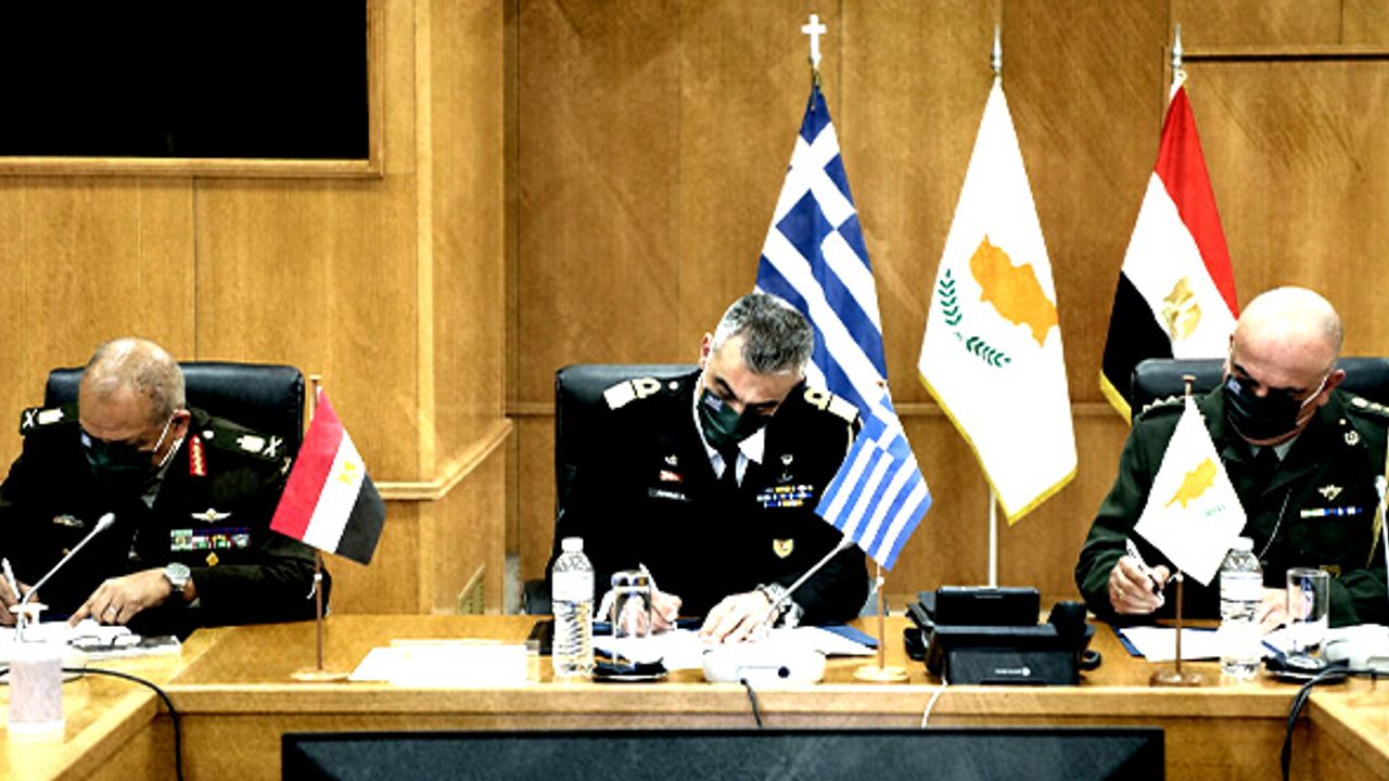 Yunanistan, Mısır ve GKRY askeri iş birliği anlaşması imzaladı