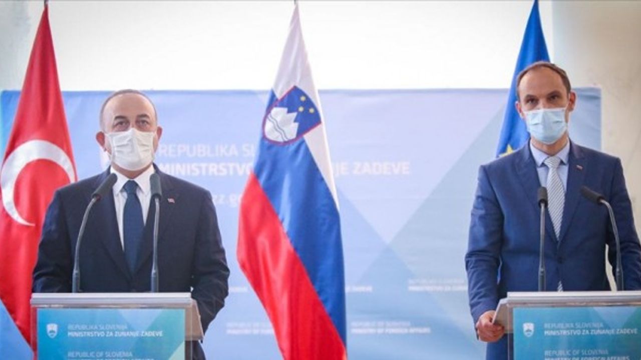 Dışişleri Bakanı Çavuşoğlu, Slovenyalı mevkidaşıyla görüştü