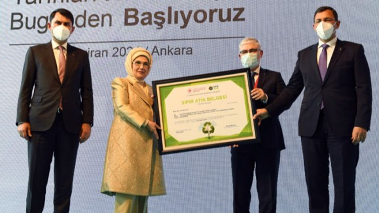Emine Erdoğan, ROKETSAN Sıfır Atık Projesi Lansmanı'na katıldı
