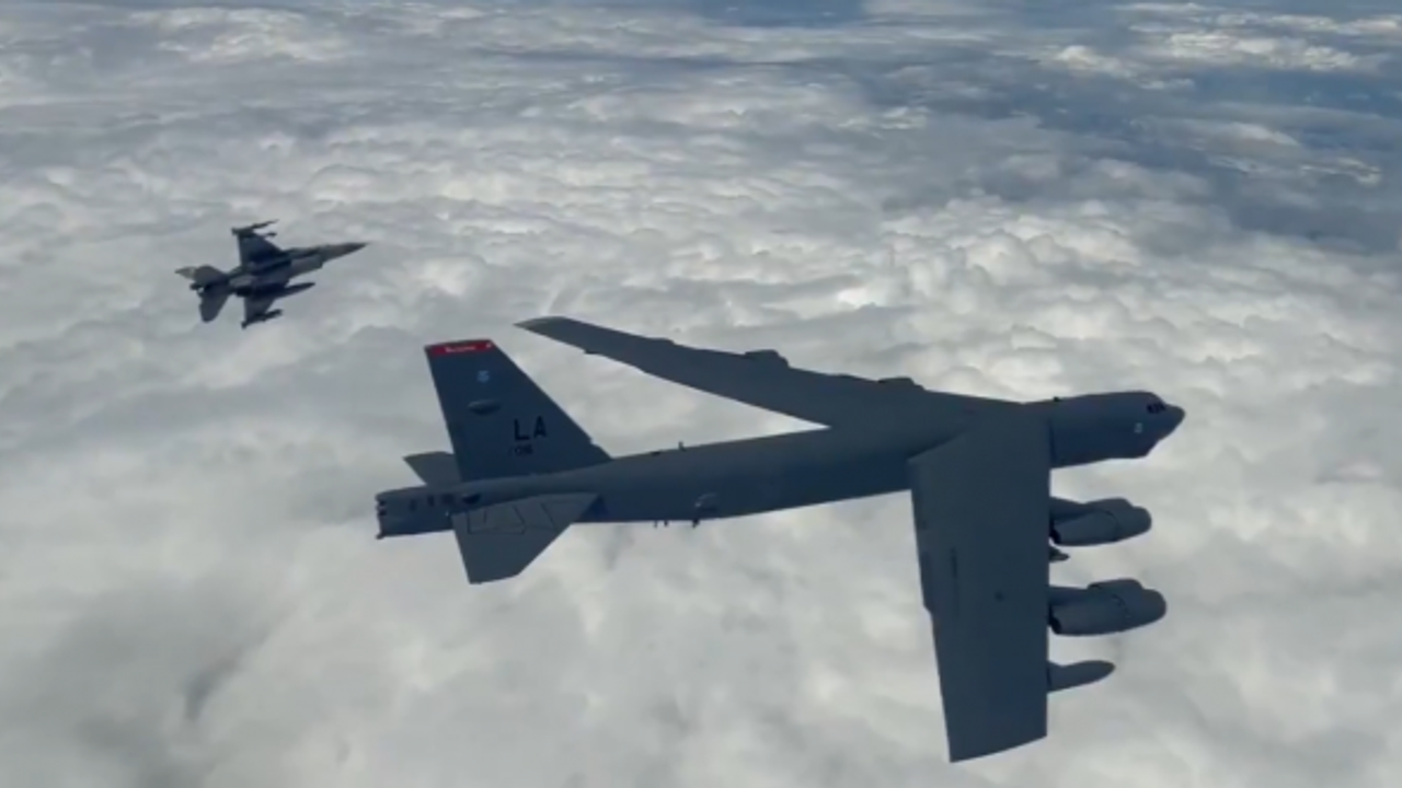 Türk Hava Kuvvetleri'nden ABD'nin B-52 uçaklarına destek