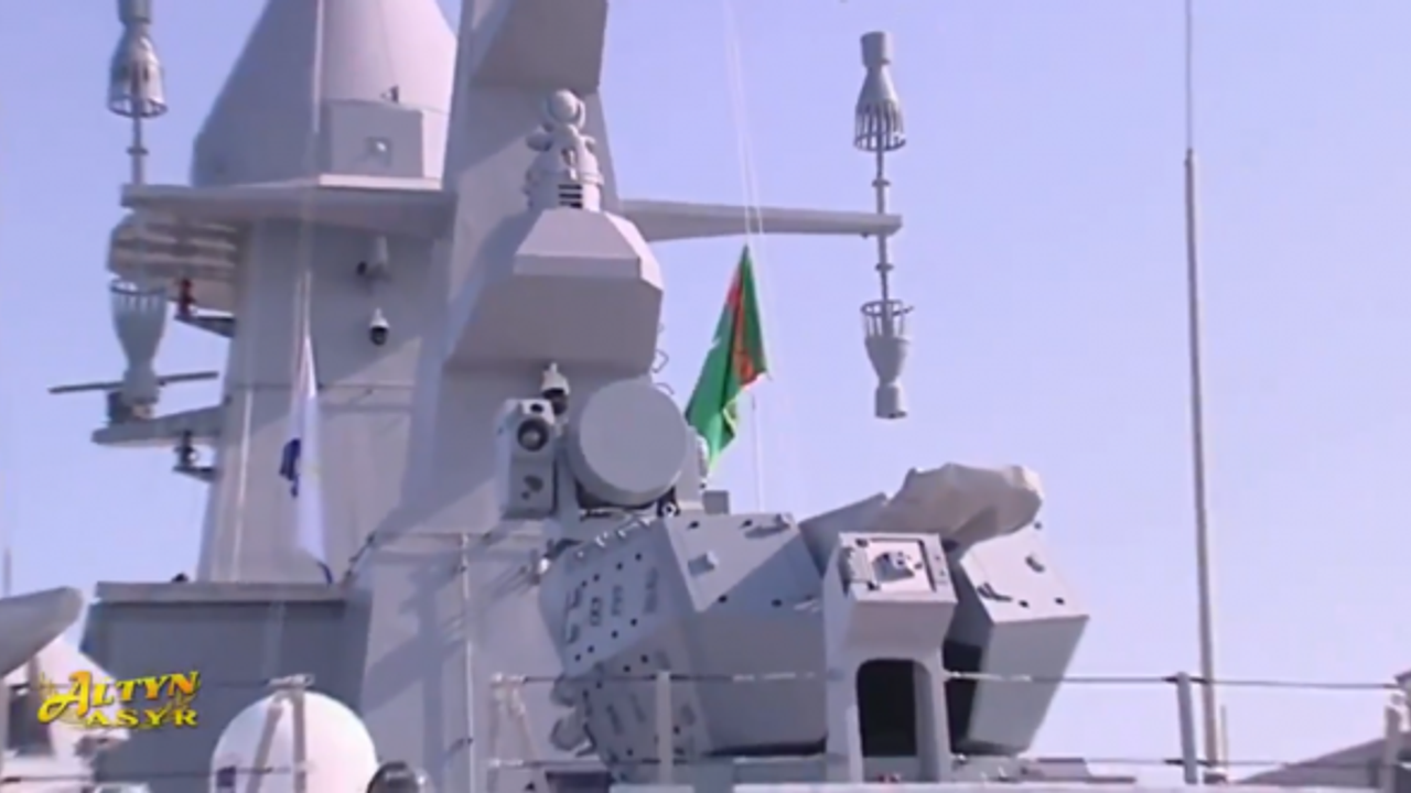 Türkmenistan Donanması'nda GÖKDENİZ detayı