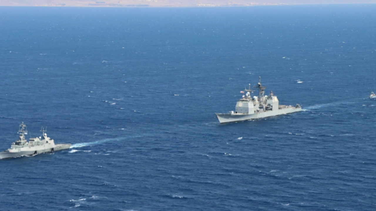 İsrail ve ABD Donanması'ndan Kızıldeniz'de ortak tatbikat