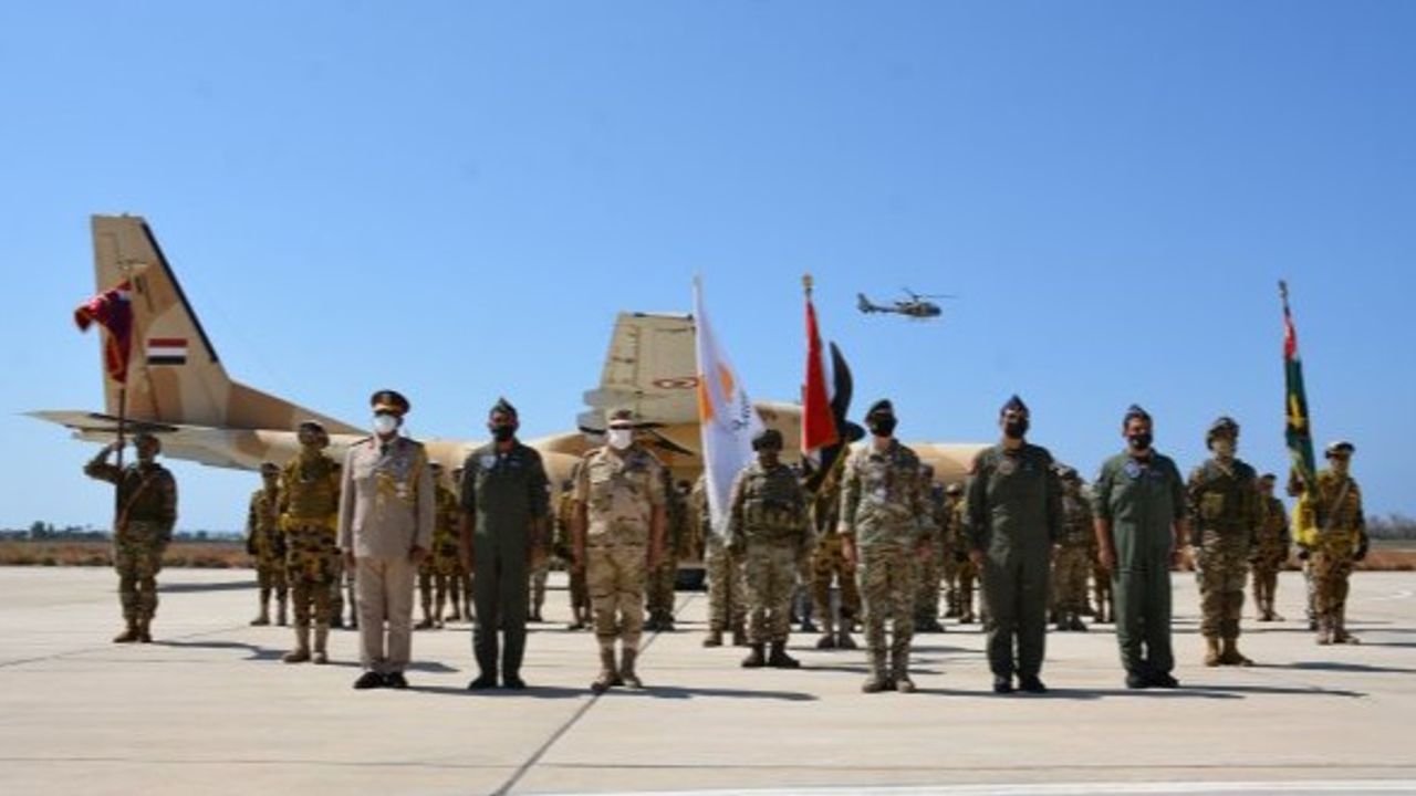 Mısır ve Güney Kıbrıs ''Ptolemy 2021'' askeri eğitimine başladı