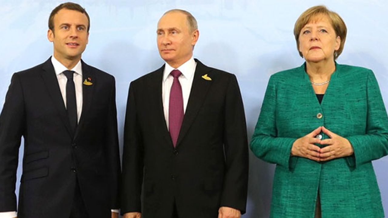 Putin, Merkel ve Macron telefonda görüştü
