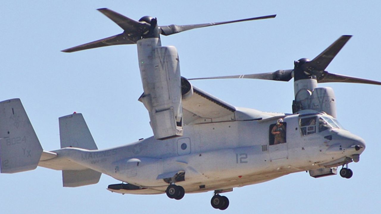 ABD'de son iki günde ikinci MV-22 Osprey kazası