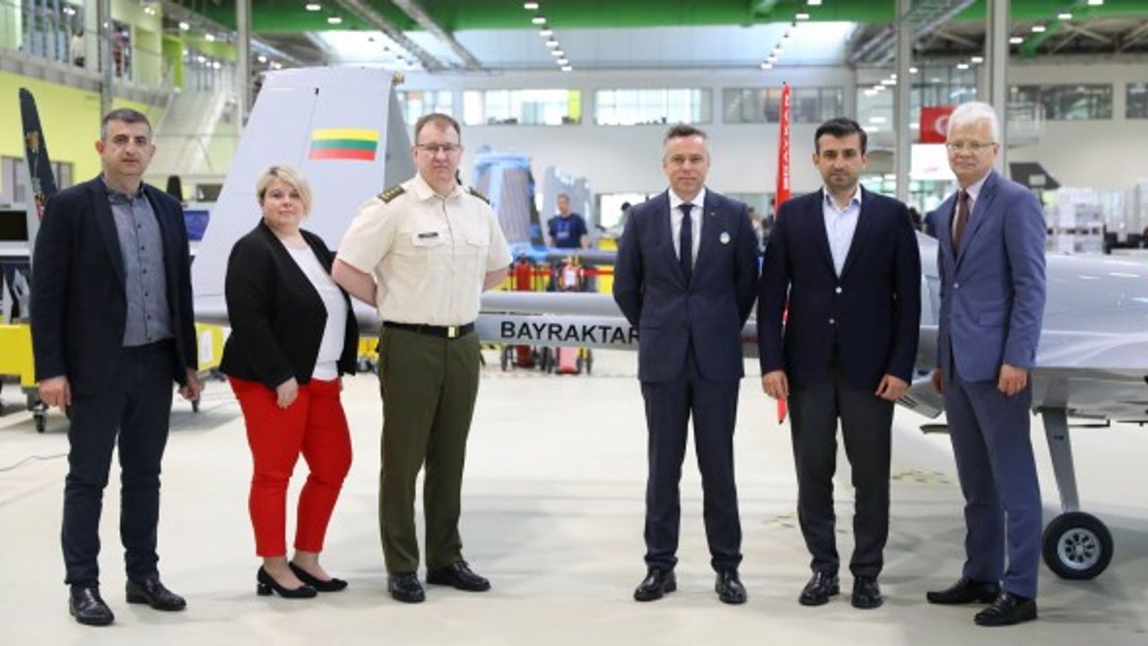 BAYKAR'dan Litvanya'ya Bayraktar TB2 bağışı