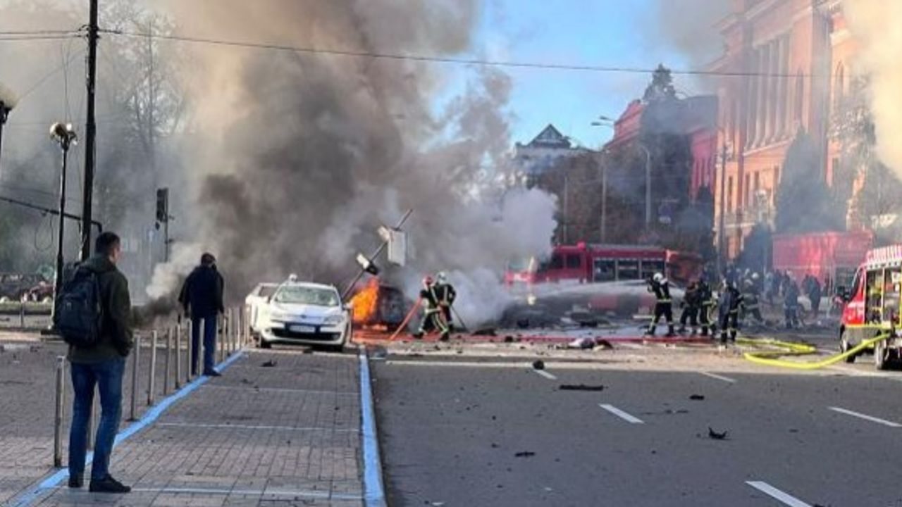 Ukrayna’nın başkenti Kiev’de patlamalar