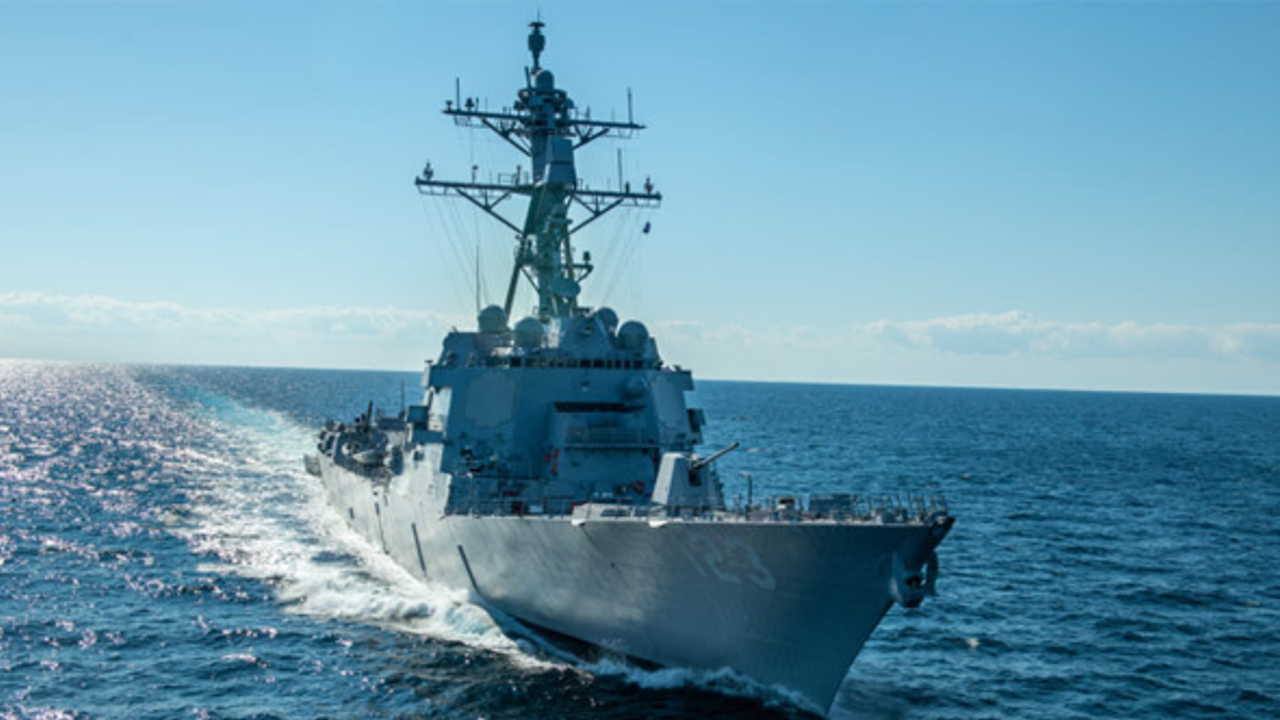ABD Donanması 34'üncü Arleigh Burke destroyerini teslim aldı