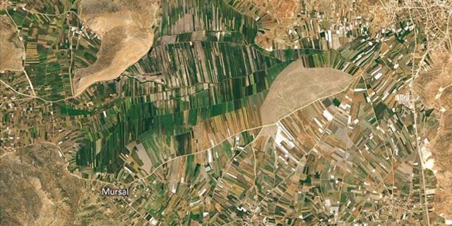 NASA Antalya'daki tarım arazilerini paylaştı