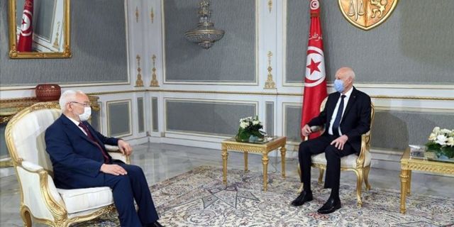 Tunus Cumhurbaşkanı, Gannuşi ile görüştü