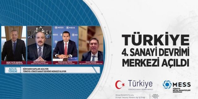 Türkiye 4. Sanayi Devrimi Merkezi açıldı