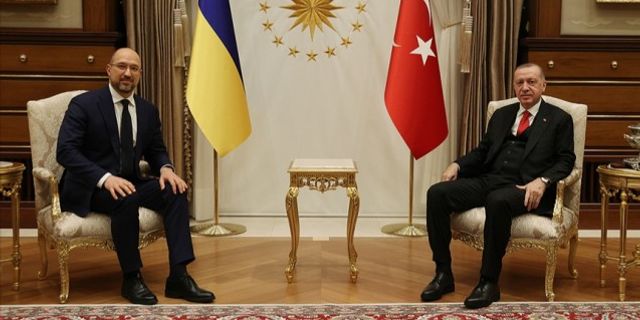 Erdoğan, Ukrayna Başbakanı Shmyhal'ı ağırladı