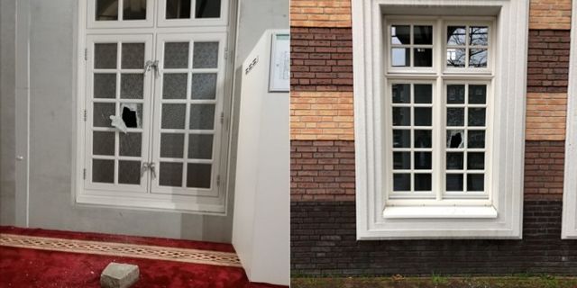 Hollanda'da Amsterdam Ayasofya Camisi'ne saldırı düzenlendi