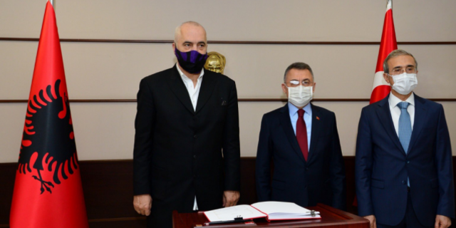 Arnavutluk Başbakanı Edi Rama’dan SSB’ye ziyaret