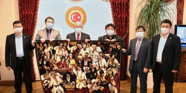TBMM'ye "Doğu Türkistan" ziyareti