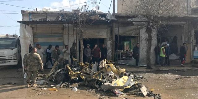 Türkiye sınırındaki Çobanbey'de terör saldırısı