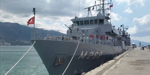 NATO kapsamında Türk gemileri Ukrayna'nın Odessa limanına geldi