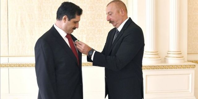 İlham Aliyev'den Türkiye'nin Bakü Büyükelçisi'ne Dostluk Nişanı