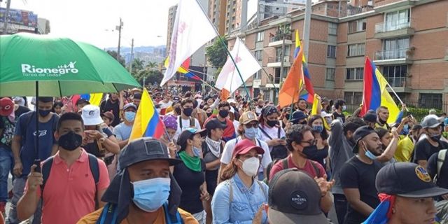 Kolombiya'da hükümet karşıtı protestolar 25. gününde devam ediyor