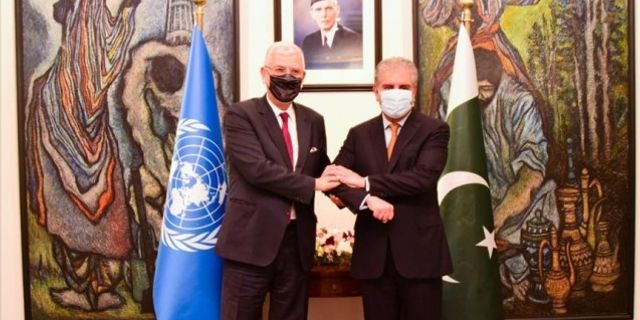 Pakistan Dışişleri Bakanı ile BM 75. Genel Kurul Başkanı görüştü