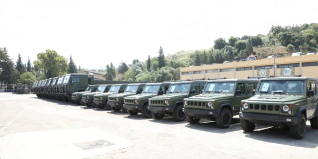 Çin'den Lübnan'a askeri araç desteği