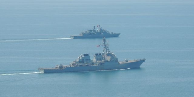 Türk ve Amerikan gemilerinden ortak eğitim