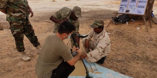 TSK'dan Libya ordusuna temel askerlik eğitimi
