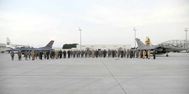 Mısır Hava Kuvvetleri 'Zayed-3' tatbikatı için BAE'de