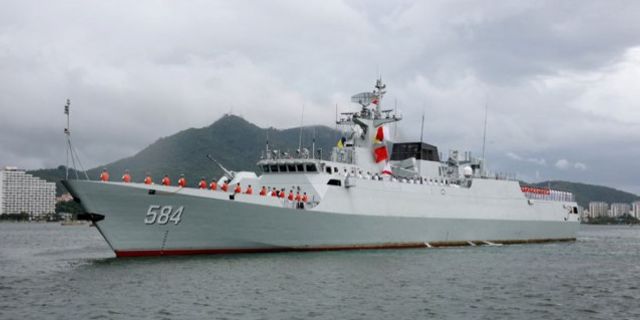 Çin, Cezayir'in ilk Type 056 korvetini denize indirdi