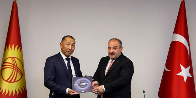 Türkiye ile Kırgızistan arasında sanayii ve teknoloji alanlarında iş birliği