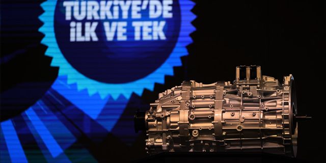 Türkiye'nin ilk şanzımanı tanıtıldı
