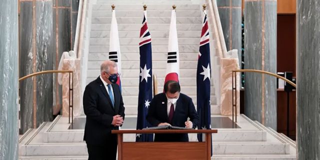 Güney Kore ve Avustralya'dan 720 milyon dolarlık savunma anlaşması
