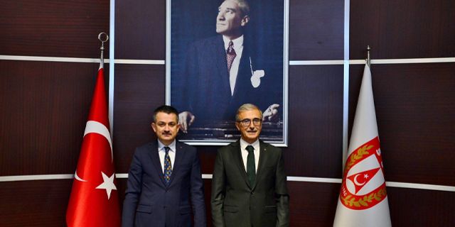 Tarım ve Orman Bakanı, İsmail Demir'i ziyaret etti