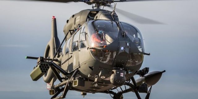 Airbus H145M helikopteri ilk kez Spike füzesi ateşledi