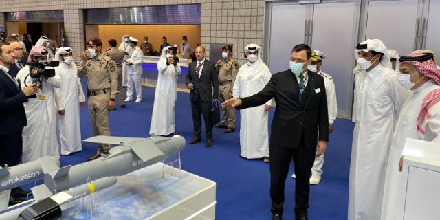Katar Emiri'nden DIMDEX Fuarı'nda Roketsan'a ziyaret