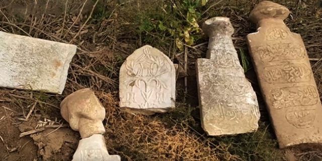 Batı Trakya'daki tarihî Müslüman mezarlığı tahrip edildi