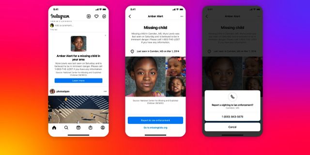 Instagram'dan kayıp çocuklar için yeni özellik