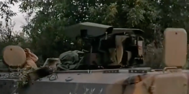 Ukrayna zırhlı aracı SERDAR UKSS ile görüntülendi