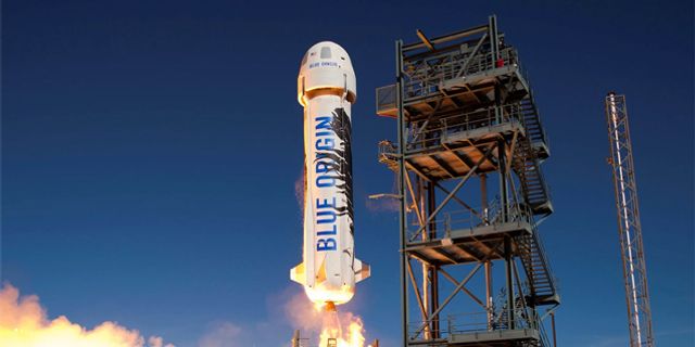 Blue Origin roketi düştü