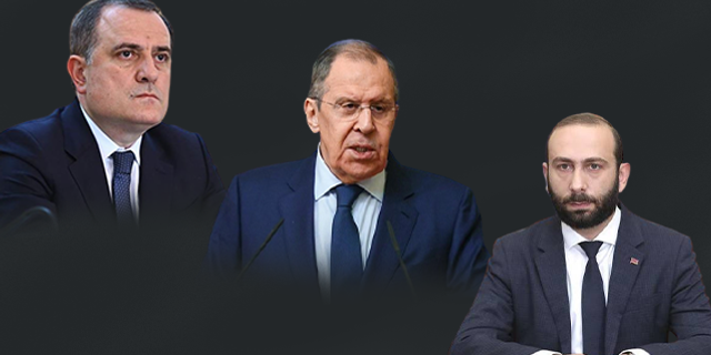 Rusya, Azerbaycan ve Ermenistan Dışişleri Bakanları Astana'da görüştü