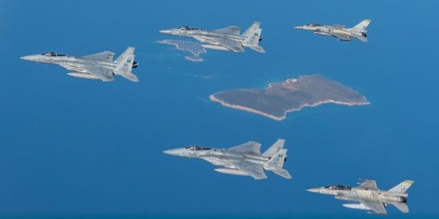 Yunan ve Suudi Hava Kuvvetleri'nden Akdeniz'de tatbikat