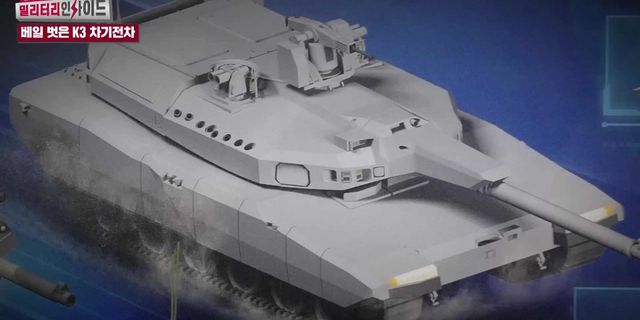 Güney Kore'den yeni nesil tank konsepti K3
