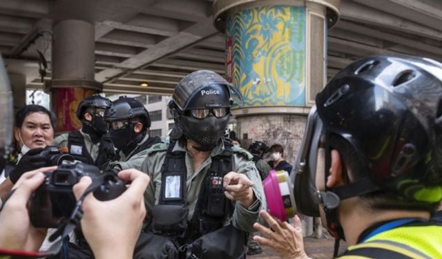 Yasa sonrası, Hong Kong'da gözaltılar başladı