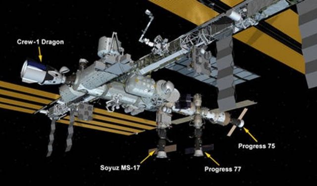 Rusya'nın Progress kargo mekiği Uluslararası Uzay İstasyonu'na demirledi